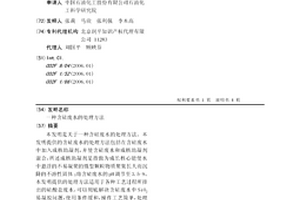 含硅废水的处理方法