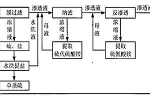 焦化含硫废水的资源化处理方法