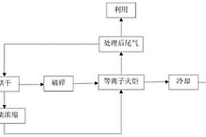 等离子火炬处理工业废盐的方法及装置