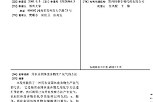 用农业固体废弃物生产氢气的方法