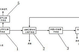 固体废盐的纯化处理系统