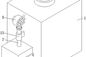 小颗粒固体废物处理用预除尘结构