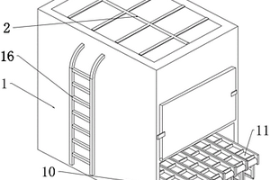 储存农作物固体废料的自动出料仓