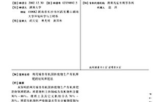利用城市有机固体废物生产有机堆肥的好氧堆肥法