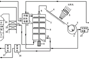 高水分固废干化与高效掺烧处理的系统及方法