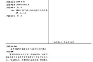液态电极发生铝离子用于水处理工程的技术