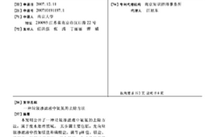 垃圾渗滤液中氨氮的去除方法
