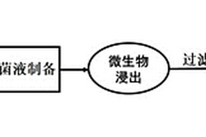 利用生物浸出分离离子型稀土尾矿中镧和钕的方法