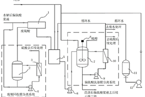 应用于偏钛酸洗涤工段的装置及方法