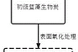 制备功能型蓝藻生物炭并应用于强化厌氧消化的方法