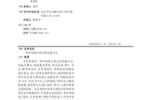 环保复合肥及其制备方法