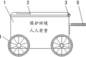 沙滩环保垃圾车