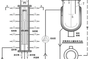 利用自持气浮强化产沼气的厌氧消化装置