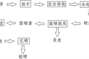 从铅滤饼中富集分离硒和汞的方法