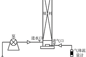 利用废弃的发泡混凝土处理农村生活污水的方法