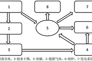 有机废弃物厌氧-热解耦合富产能源气体的方法