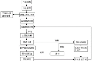 半溶解法回收废盐资源化工艺