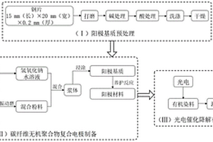 碳纤维无机聚合物复合电极的制备方法