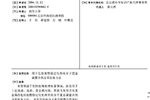 用于危险废物稳定化的高分子重金属螯合剂及其制备方法