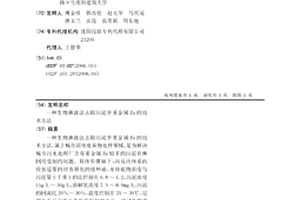 生物淋滤法去除污泥中重金属Zn的技术方法