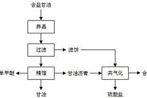 生物柴油副产物含盐粗甘油资源化处理方法