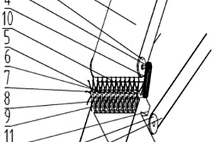 用于分离建筑垃圾中不易破碎的大块柔性物质的装置