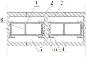 具有环保性能的石材空心砖组合墙体