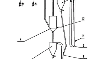 油页岩尾渣颗粒悬浮石灰窑的生产方法