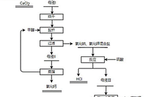 一种飞灰水洗可溶性氯盐的分离与提纯方法