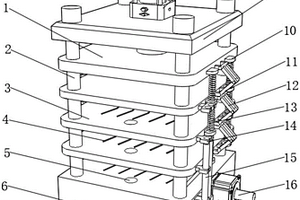 一种受热均匀的加工板材用热压机