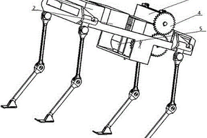 一种新型四足机器人