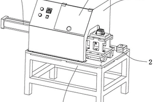 一种散热器热管铆压模具