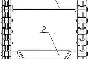 双链驱动宽刮板除渣机的排渣机构