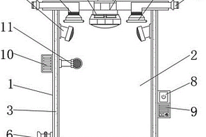 一种便于调节喷涂环境的水帘喷房