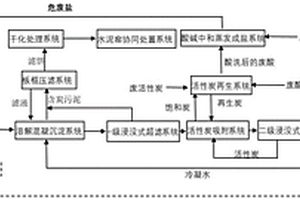 一种废盐、废酸、废碱、废活性炭的协同处置资源化系统、应用和方法