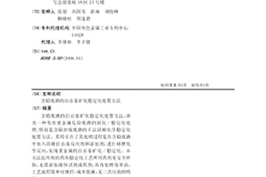 含铅废渣的自由基矿化稳定化处置方法