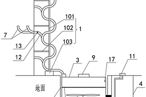 一种用于住宅建筑内生活废水垃圾运输收集装置