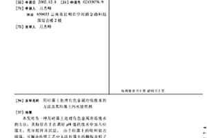 用硅藻土处理有色金属冶炼废水的方法及其硅藻土污水处理剂