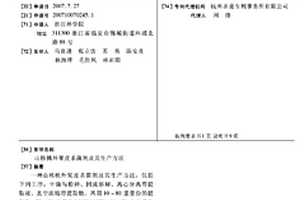 山核桃外果皮杀菌剂及其生产方法