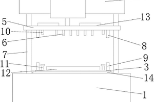 一种具有散热定位限行程功能的PCB板性能检测治具