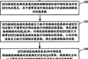 一种基于BFD的链路性能检测方法及其装置