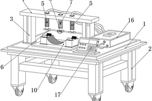 一种有色金属材料制备用弯曲机械性能检测分析装置