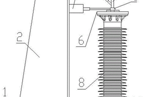 一种柱式复合绝缘子抗扭工装