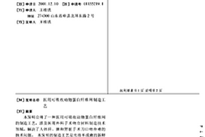 医用可吸收动物蛋白纤维网制造工艺