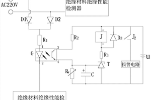 绝缘材料绝缘性能检测器保护报警电路