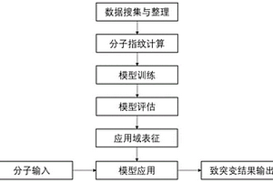 通过机器学习算法预测化学品致突变性的方法