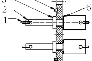 真空感应化学气相沉积炉测温热电偶的转接器
