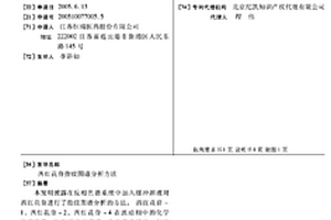 西红花苷指纹图谱分析方法