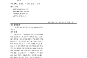 新型树枝状荧光化学传感器的制备方法及应用