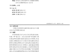 量子点纳米荧光探针联合蛋白芯片寻找小分子化学药靶点的方法